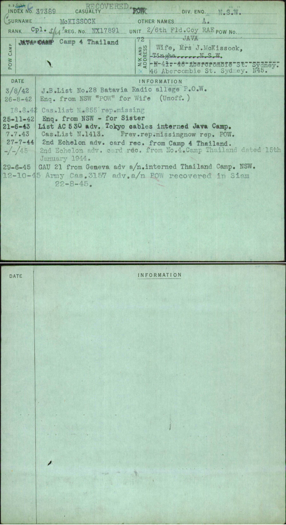 Mckissock, A, NX17891