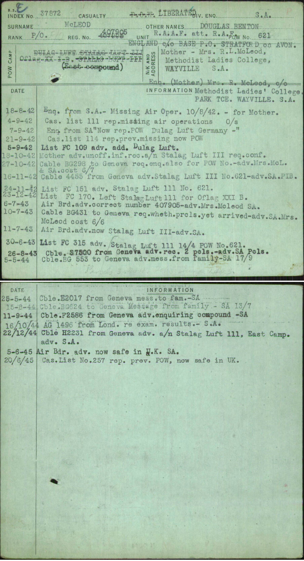 Mcleod, Douglas Benton, 407905