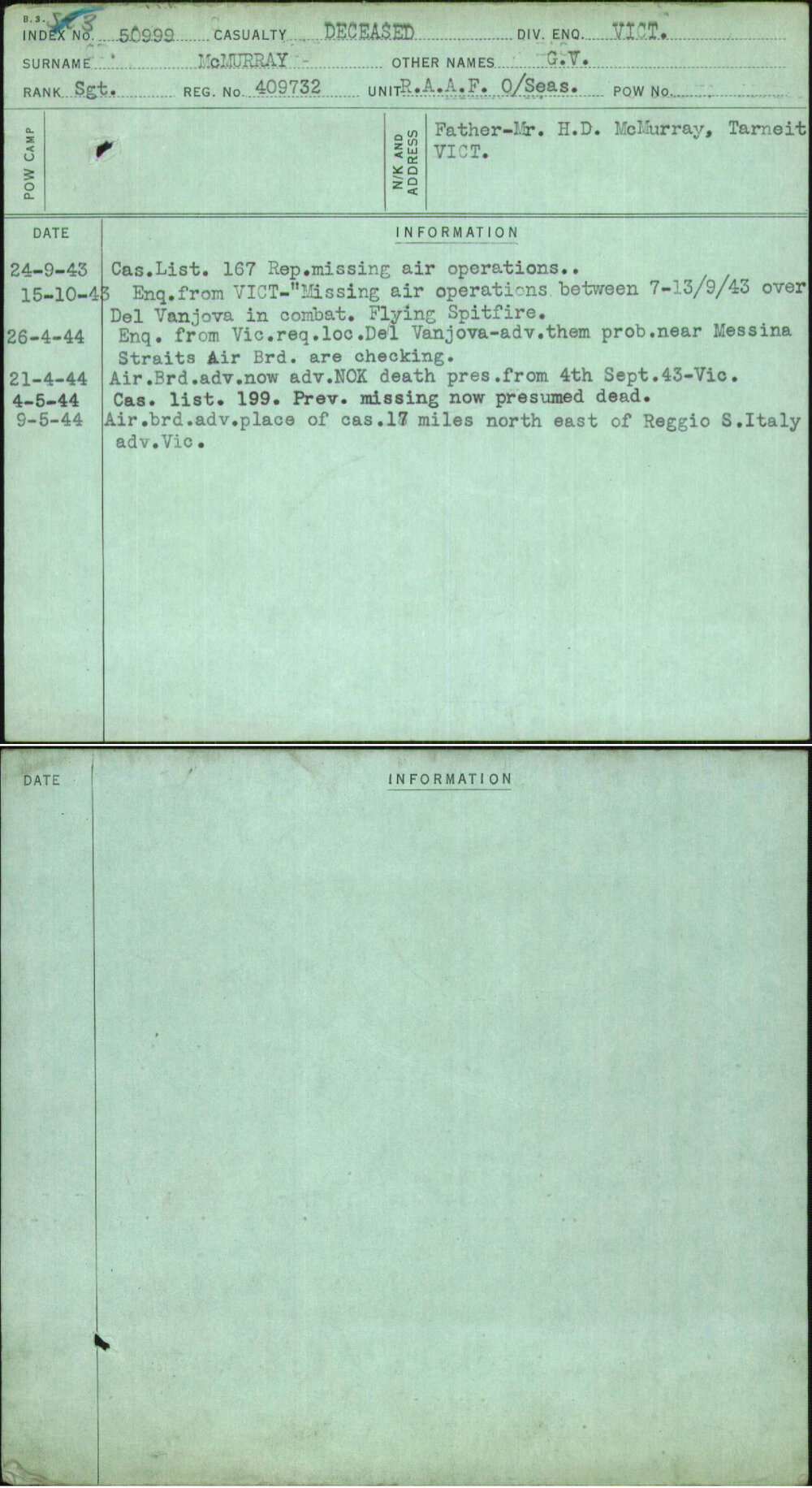 Mcmurray, G V, 409732