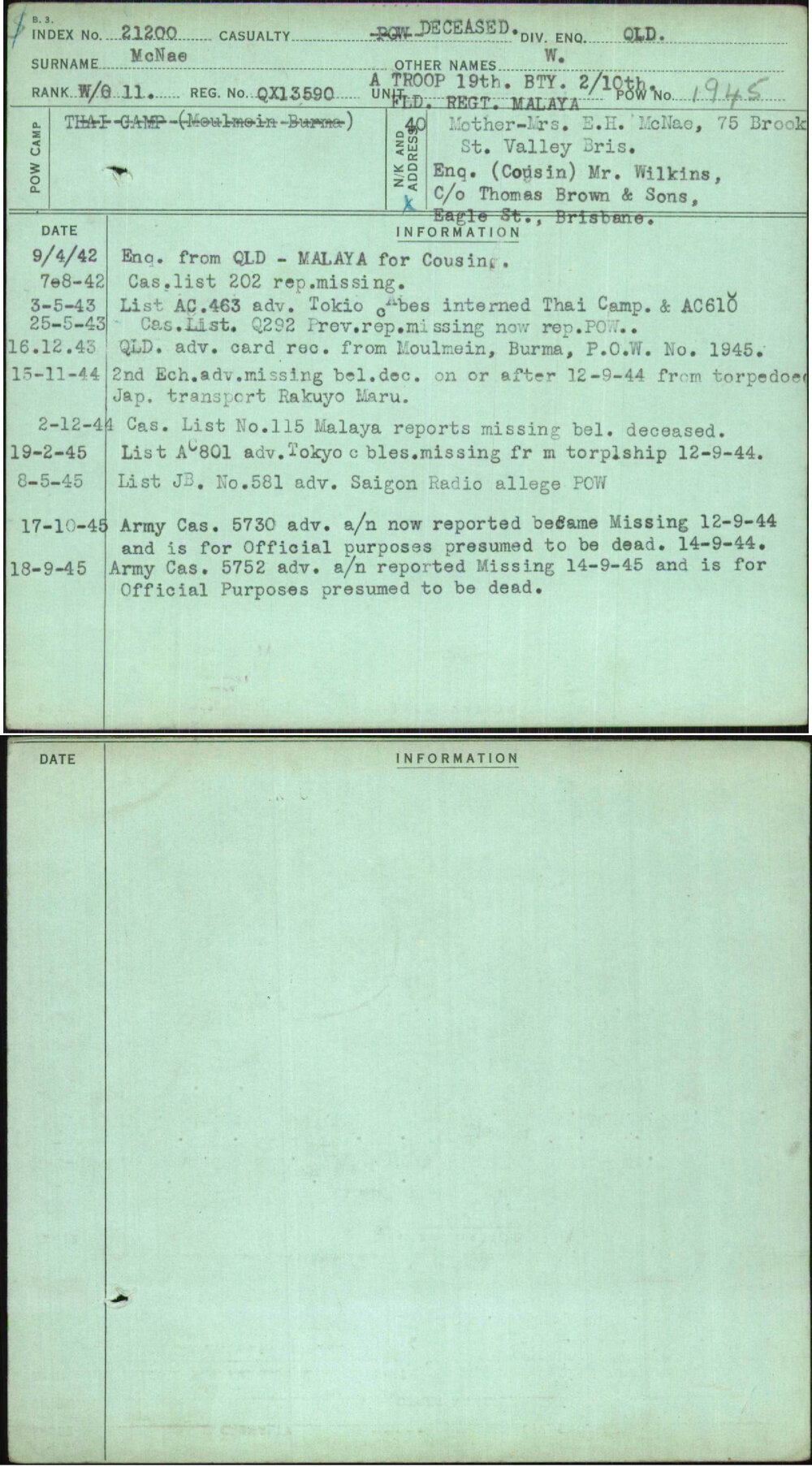 Mcnae, W, QX13590