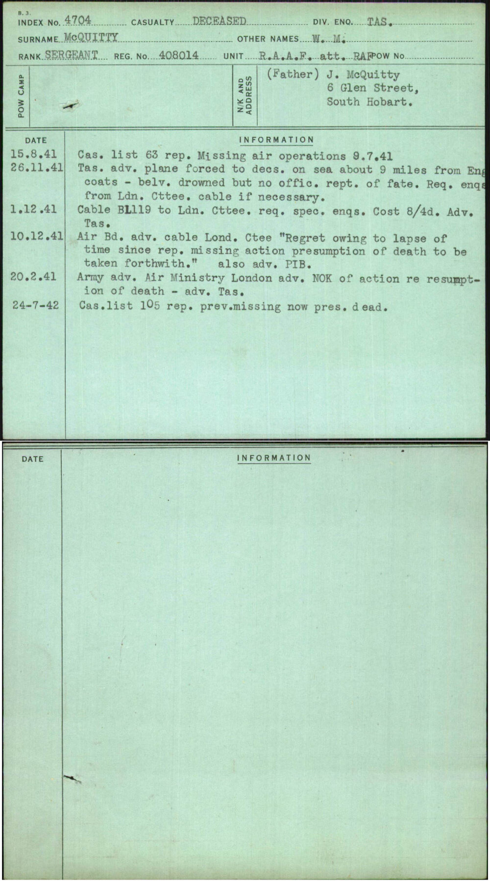 Mcquitty, W M, 408014