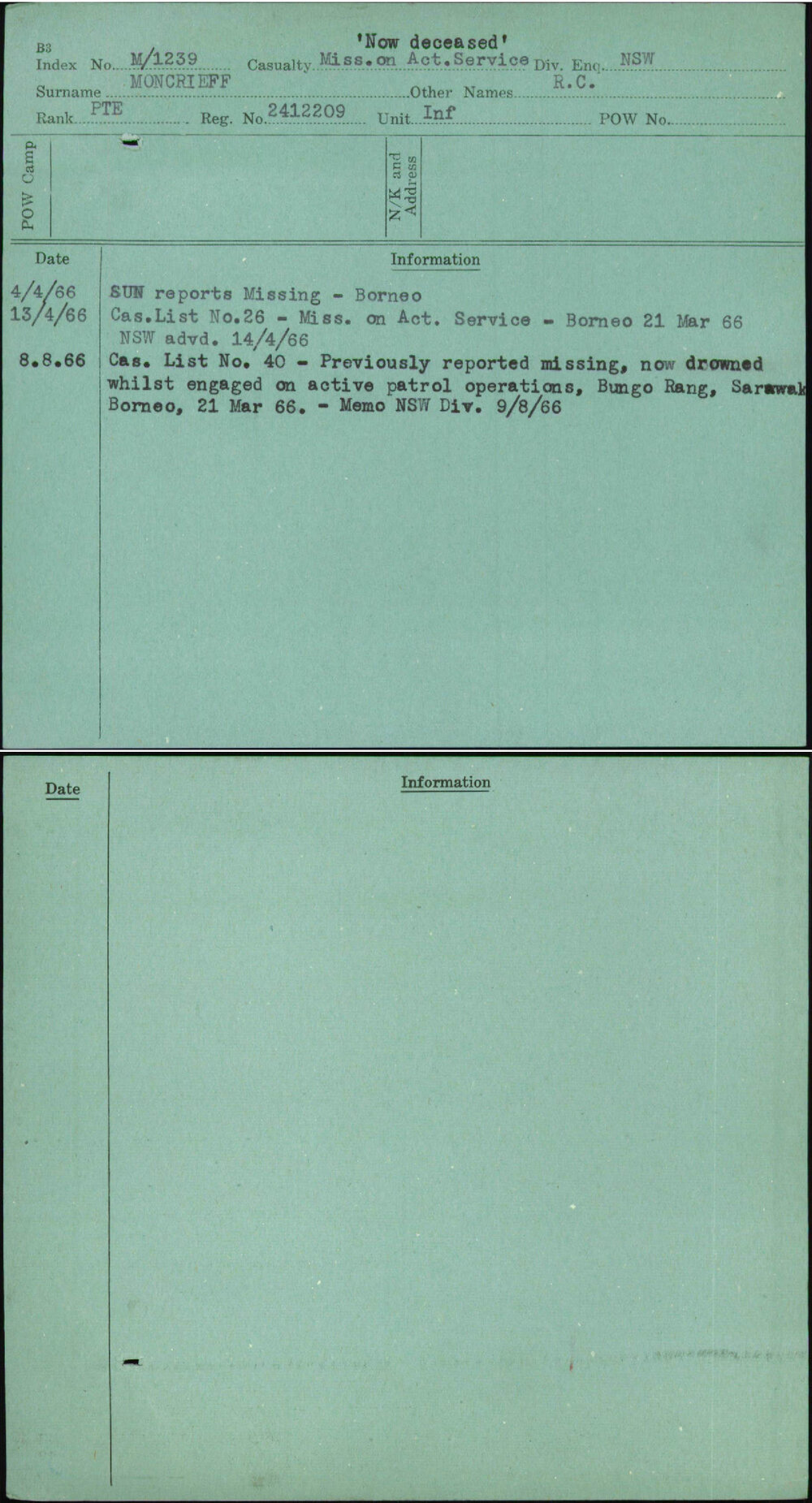 Moncrieff, R C, 2412209