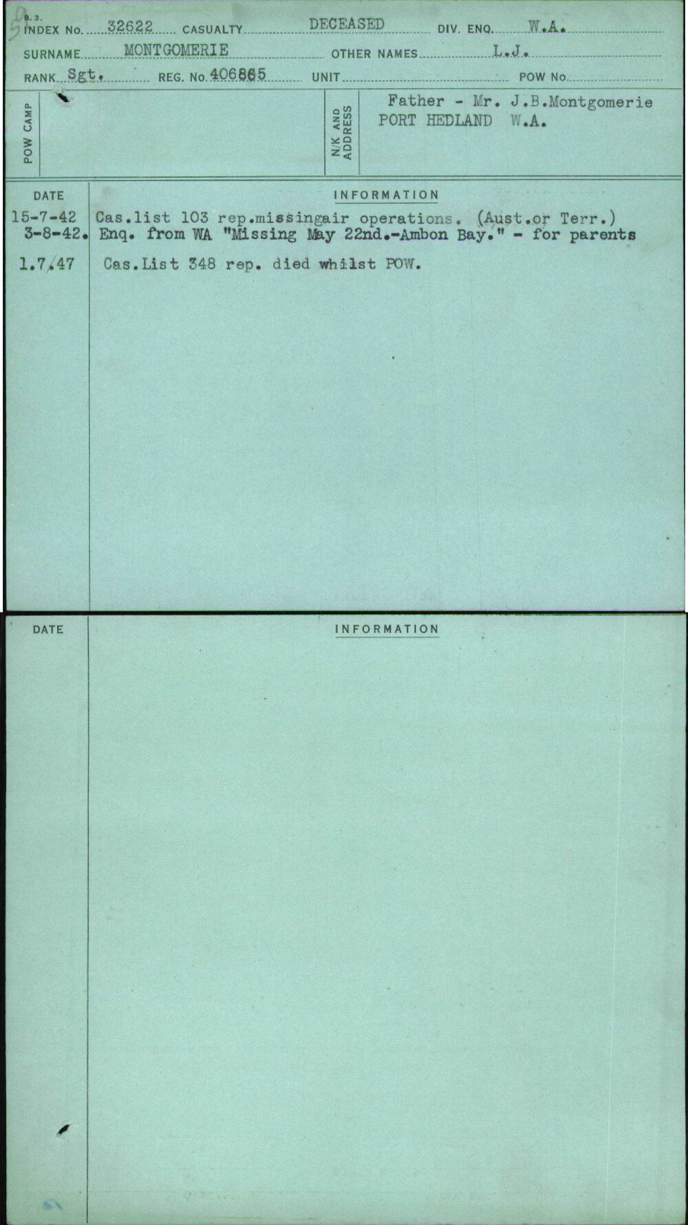 Montgomerie, L J, 406865