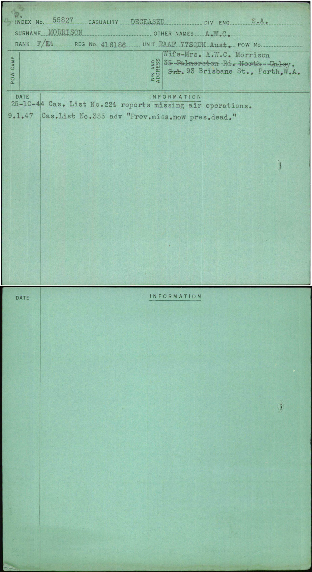 Morrison, A W C, 416186