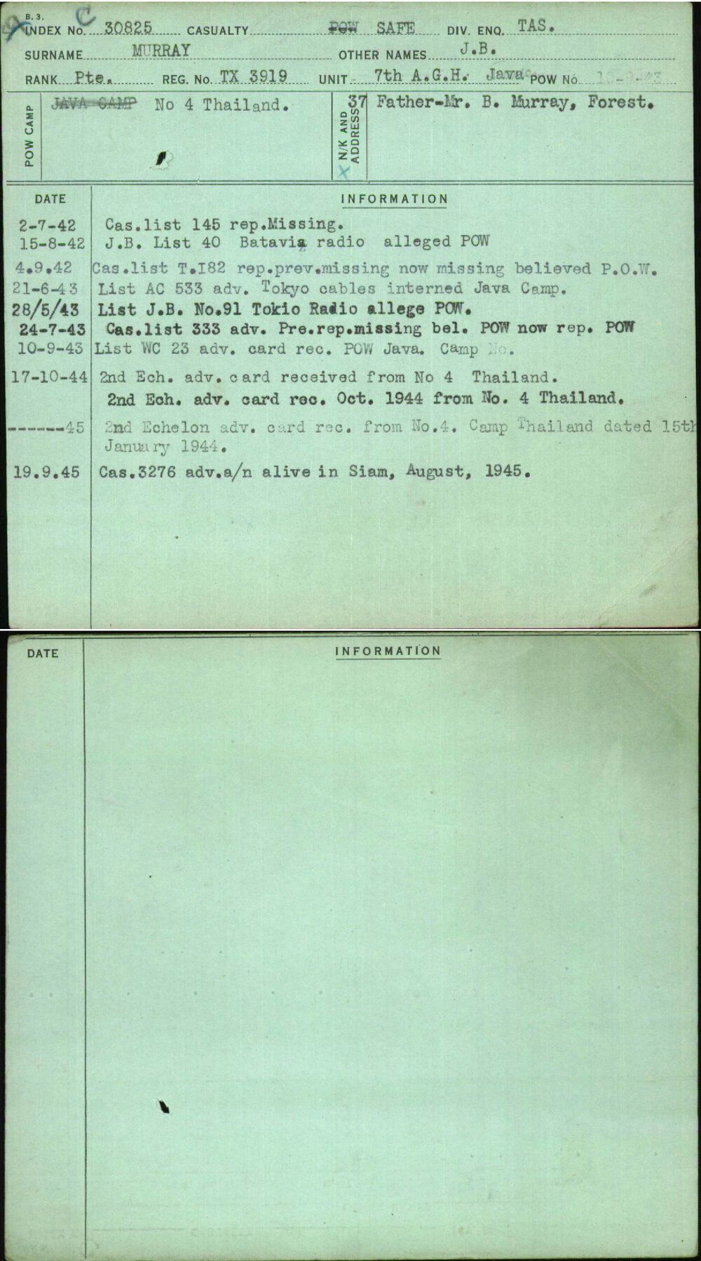 Murray, J B, TX3919