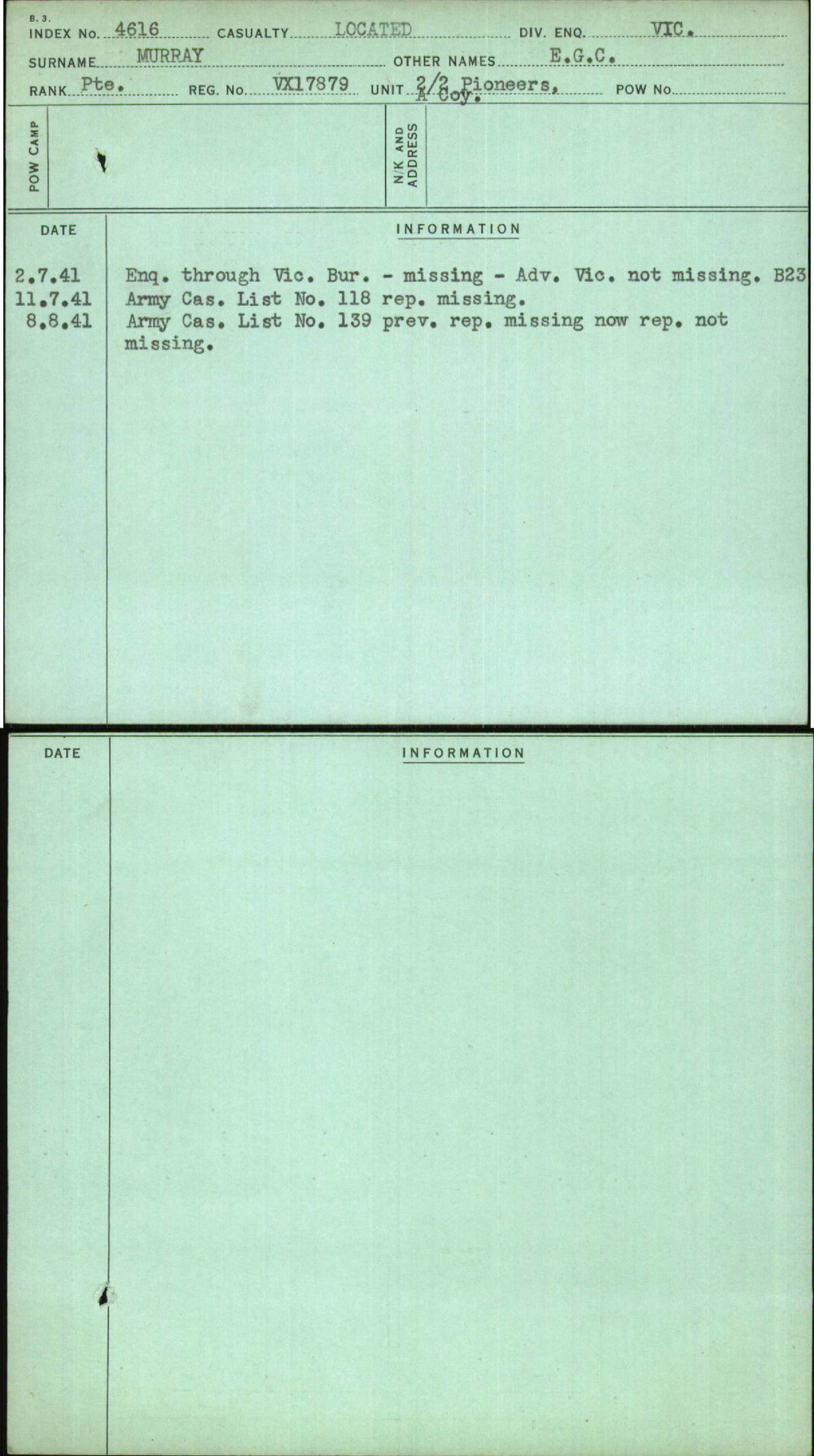 Murray, E G C, VX17879