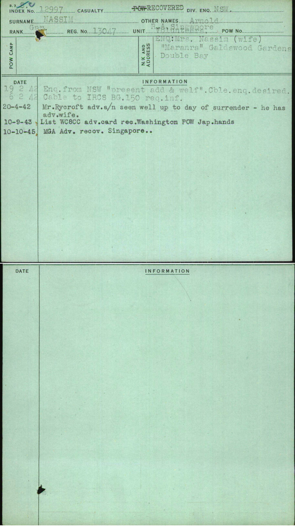 Nassim, Arnold, 13047