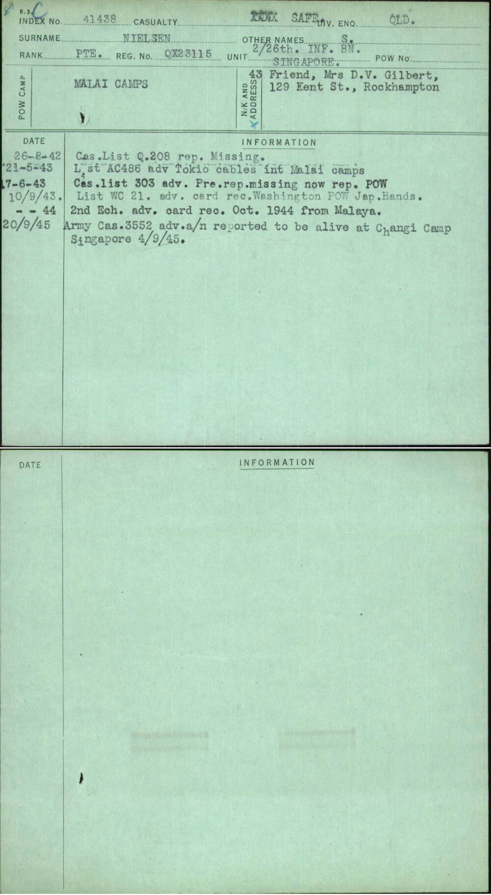Nielsen, S, QX23115