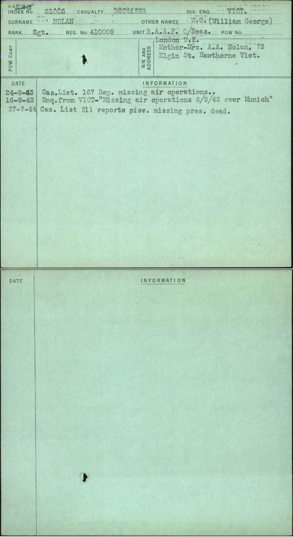 Nolan, W G (William George), 410009