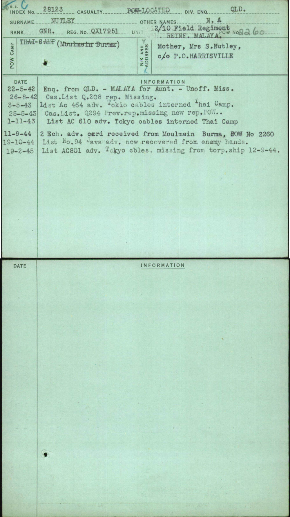 Nutley, N A, QX17951