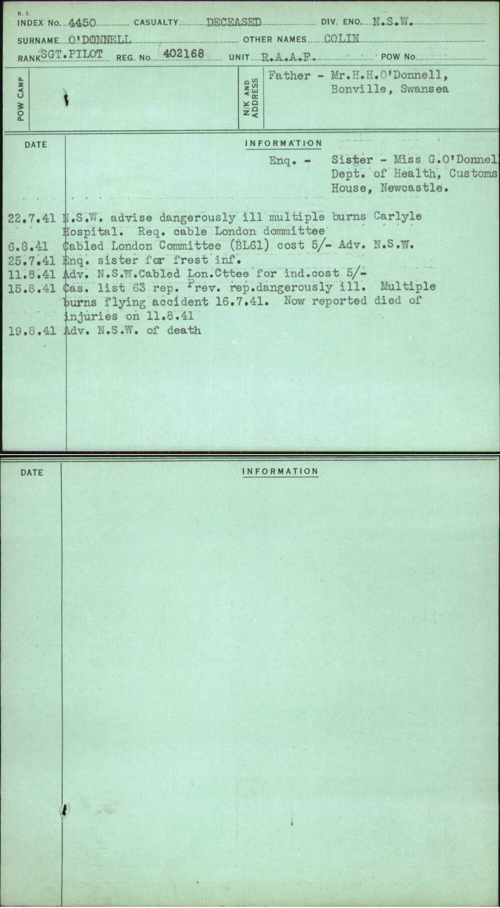 O'Donnell, Colin, 402168