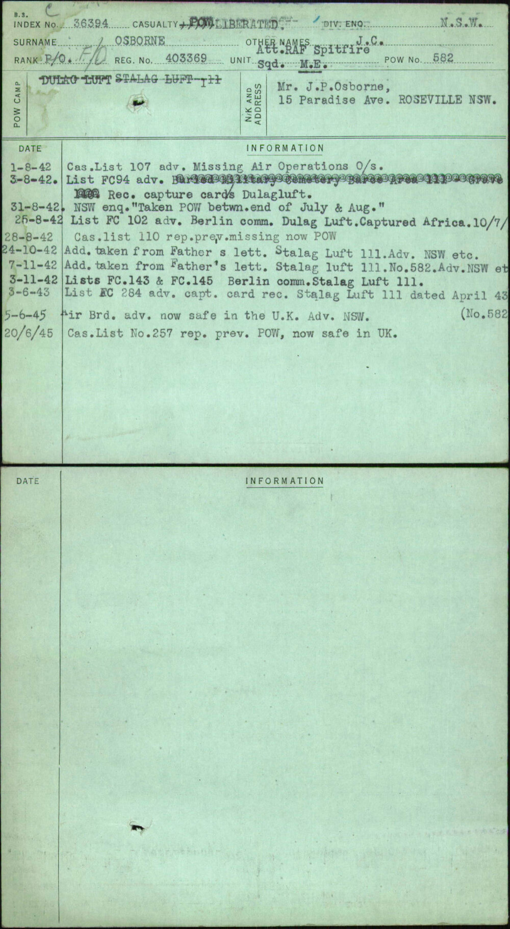 Osborne, J C, 403369