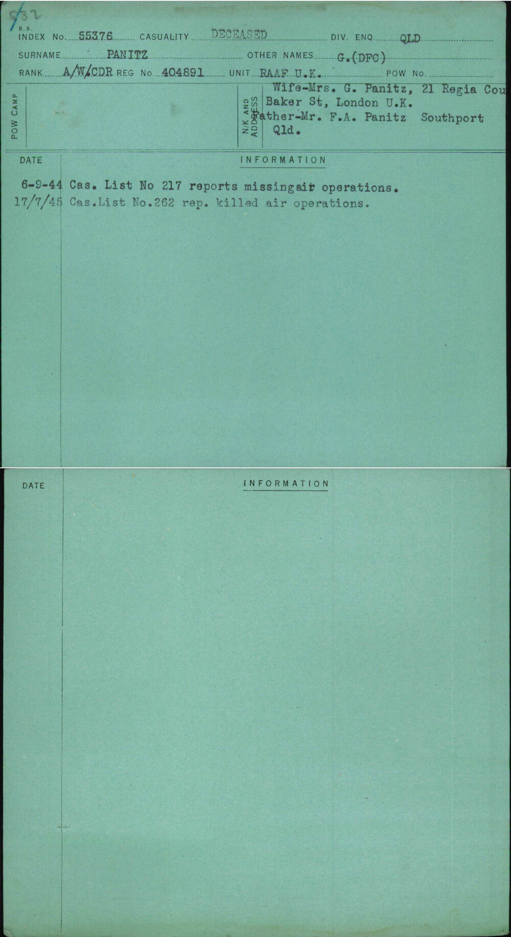Panitz, G (Dfc), 404891