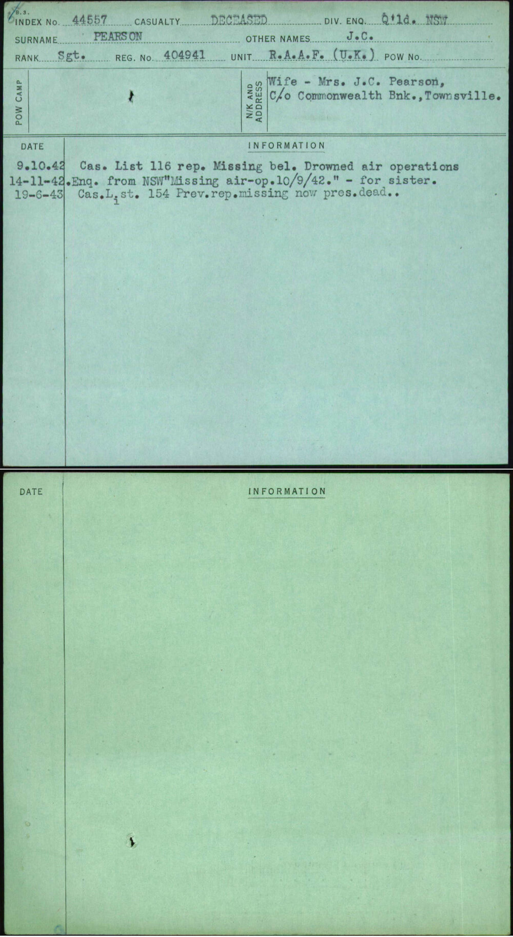 Pearson, J C, 404941