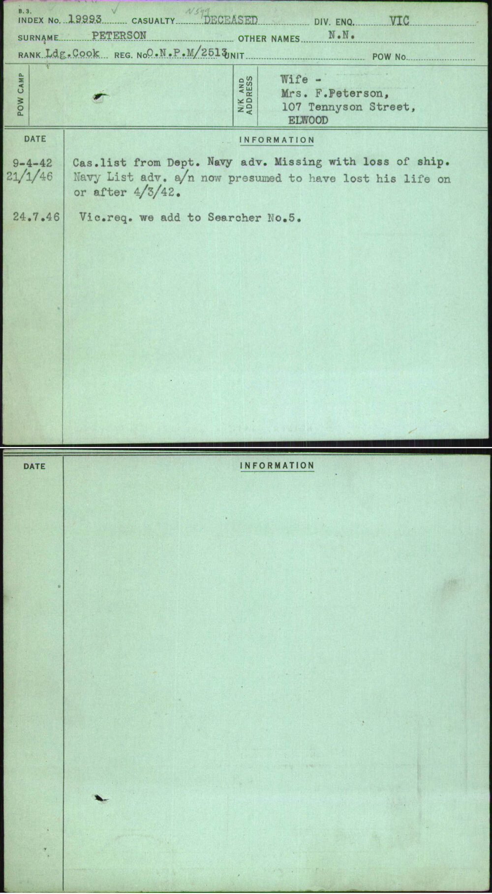 Peterson, N N, Onpm-2513