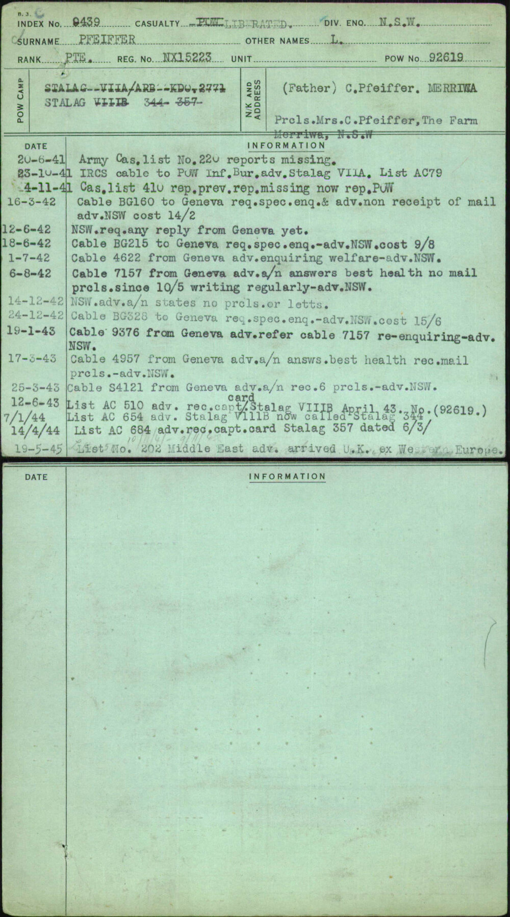 Pfeiffer, L, NX15223