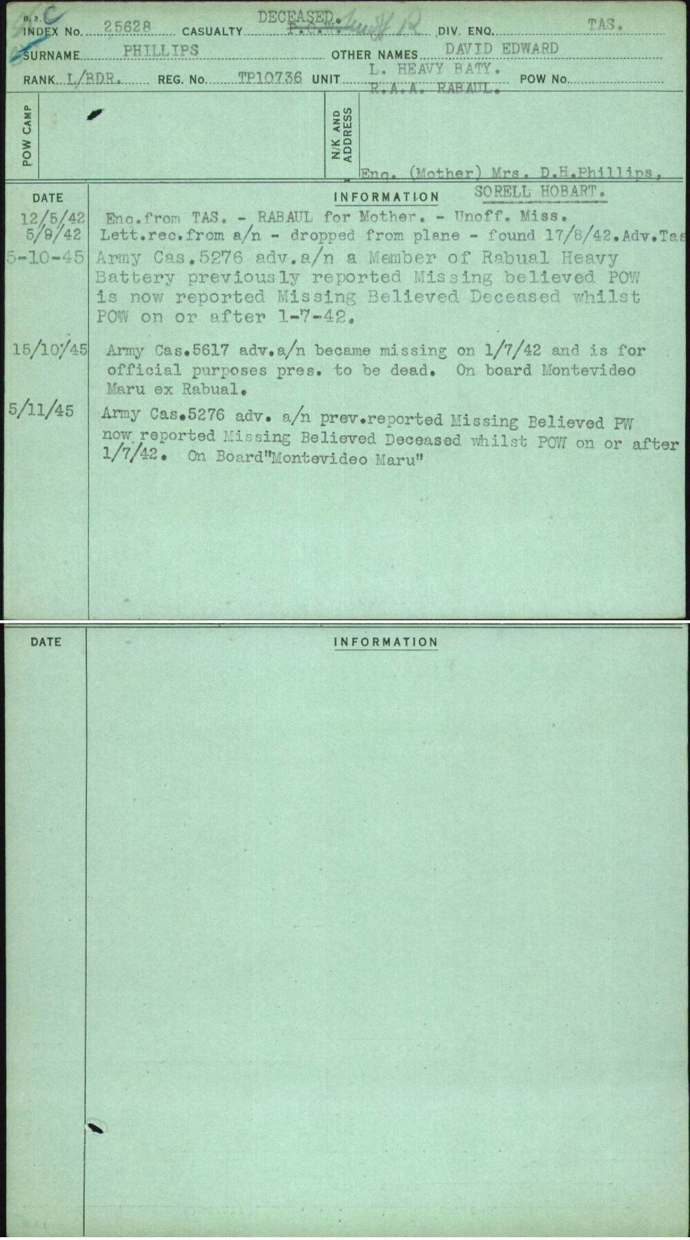 Phillips, David Edward, Tp10736