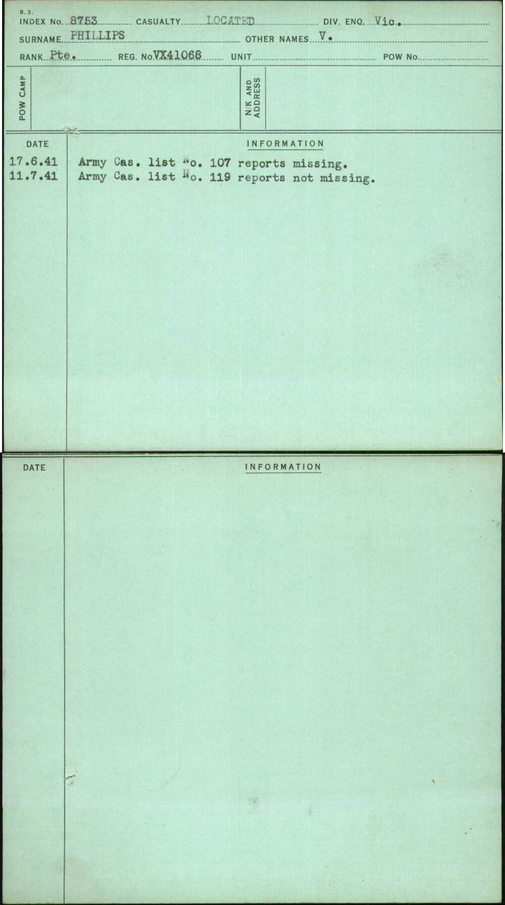 Phillips, V, VX41068