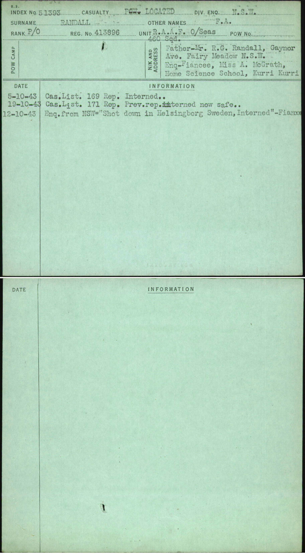 Randall, F A, 413896