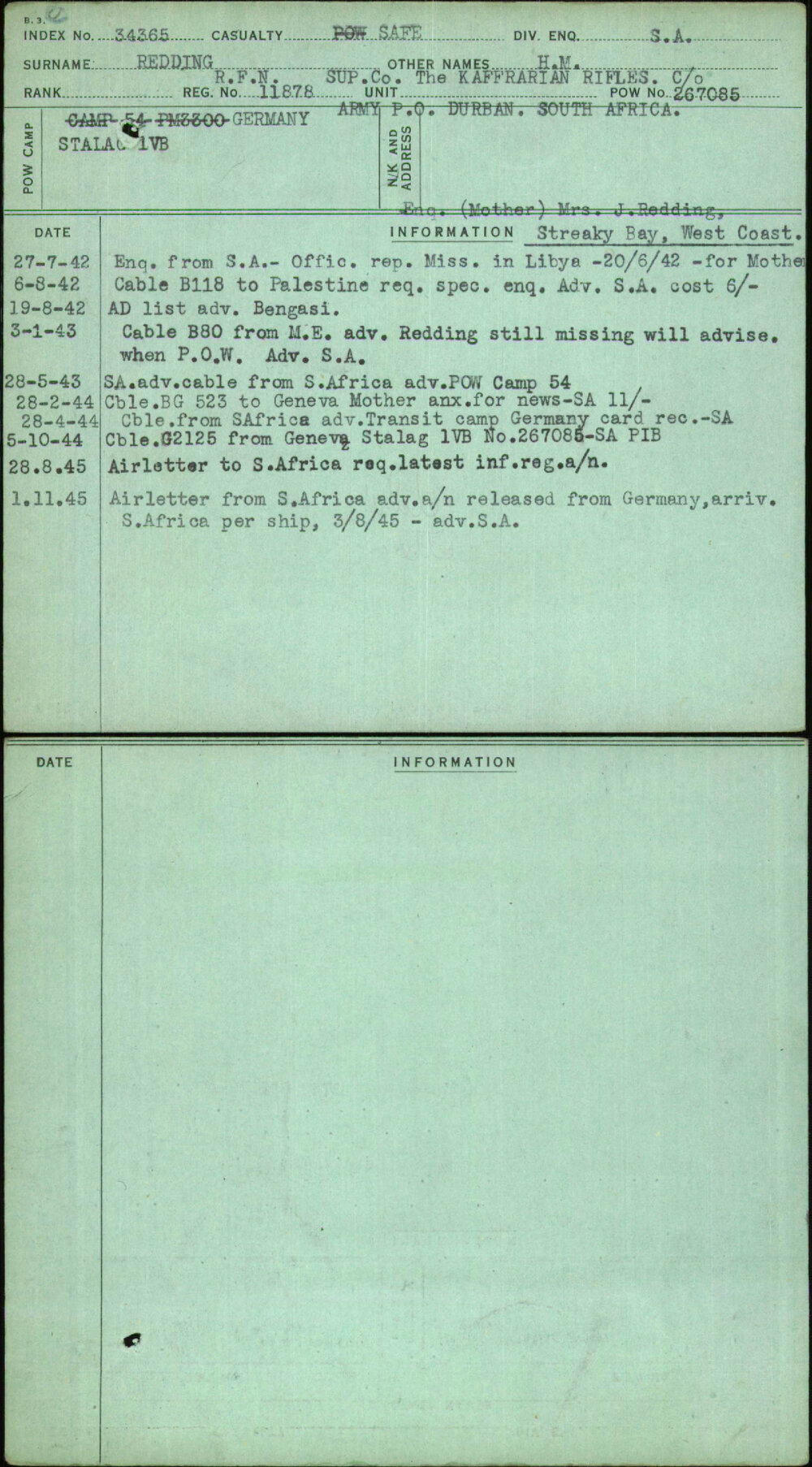 Redding, H M, Rfn11878