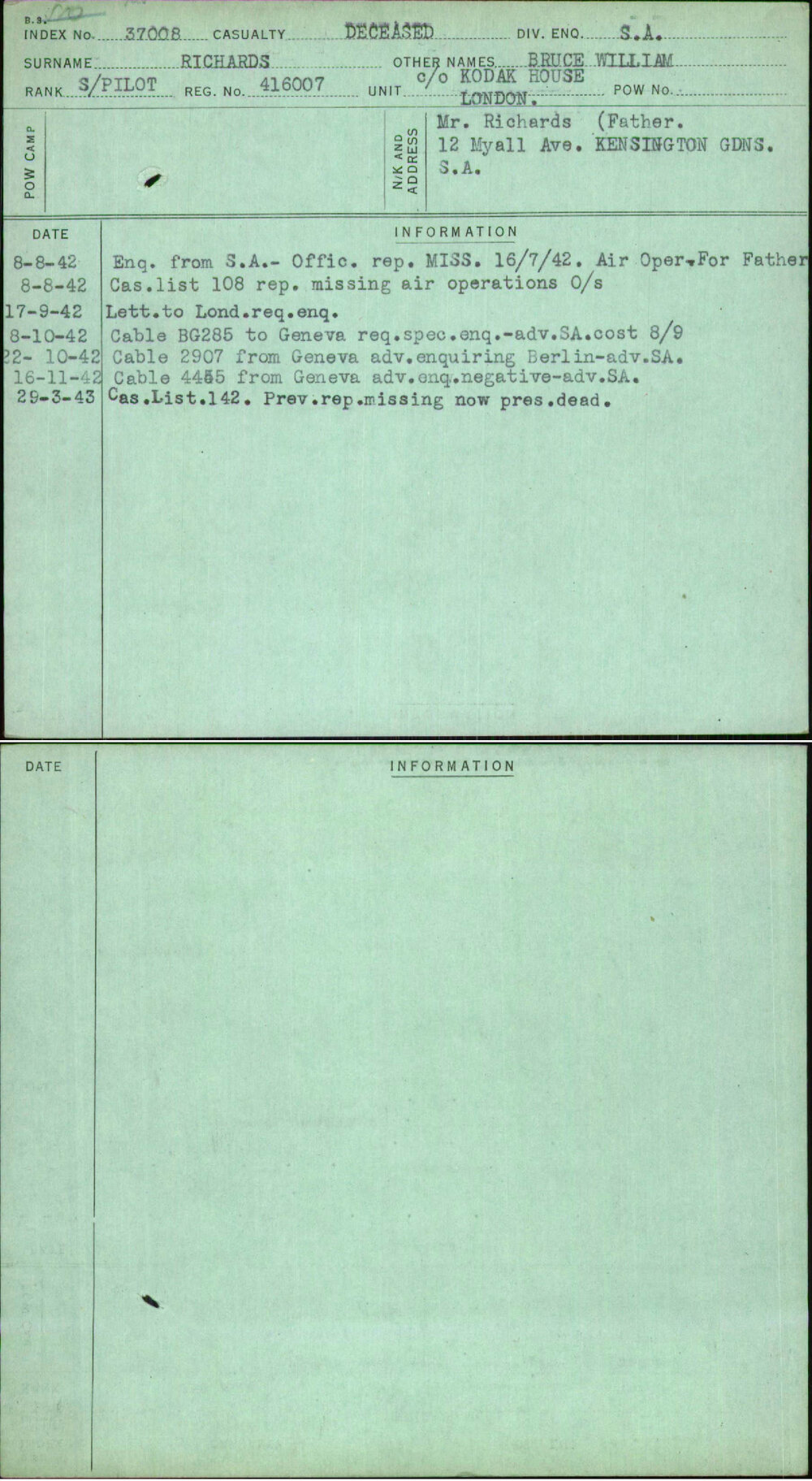 Richards, Bruce William, 416007