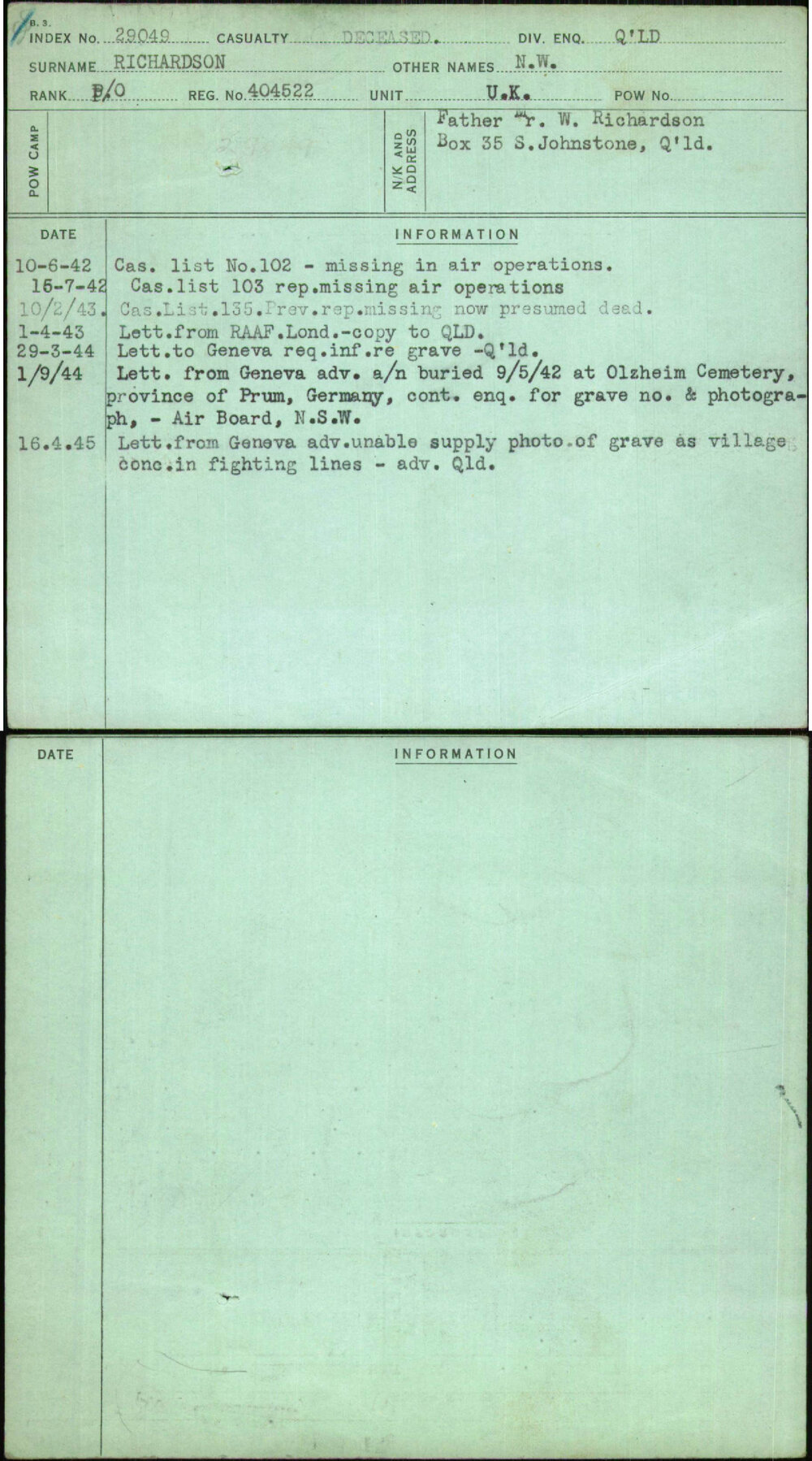 Richardson, N W, 404522