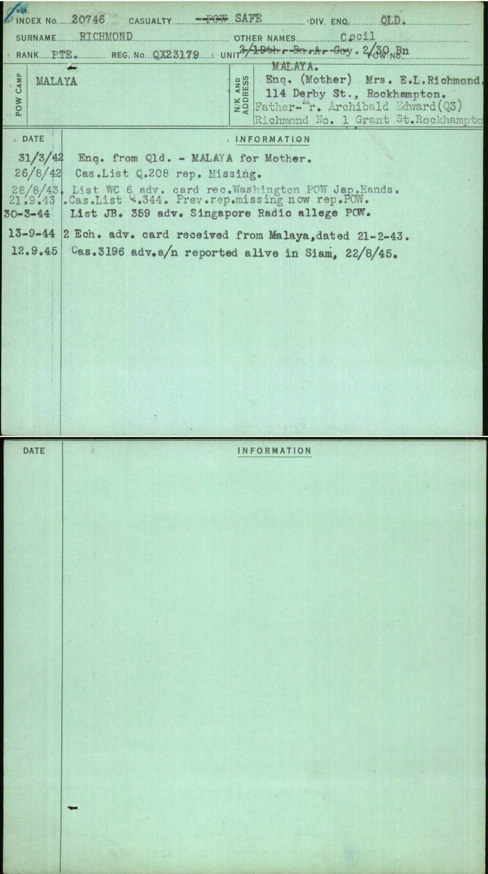 Richmond, Cecil, QX23179