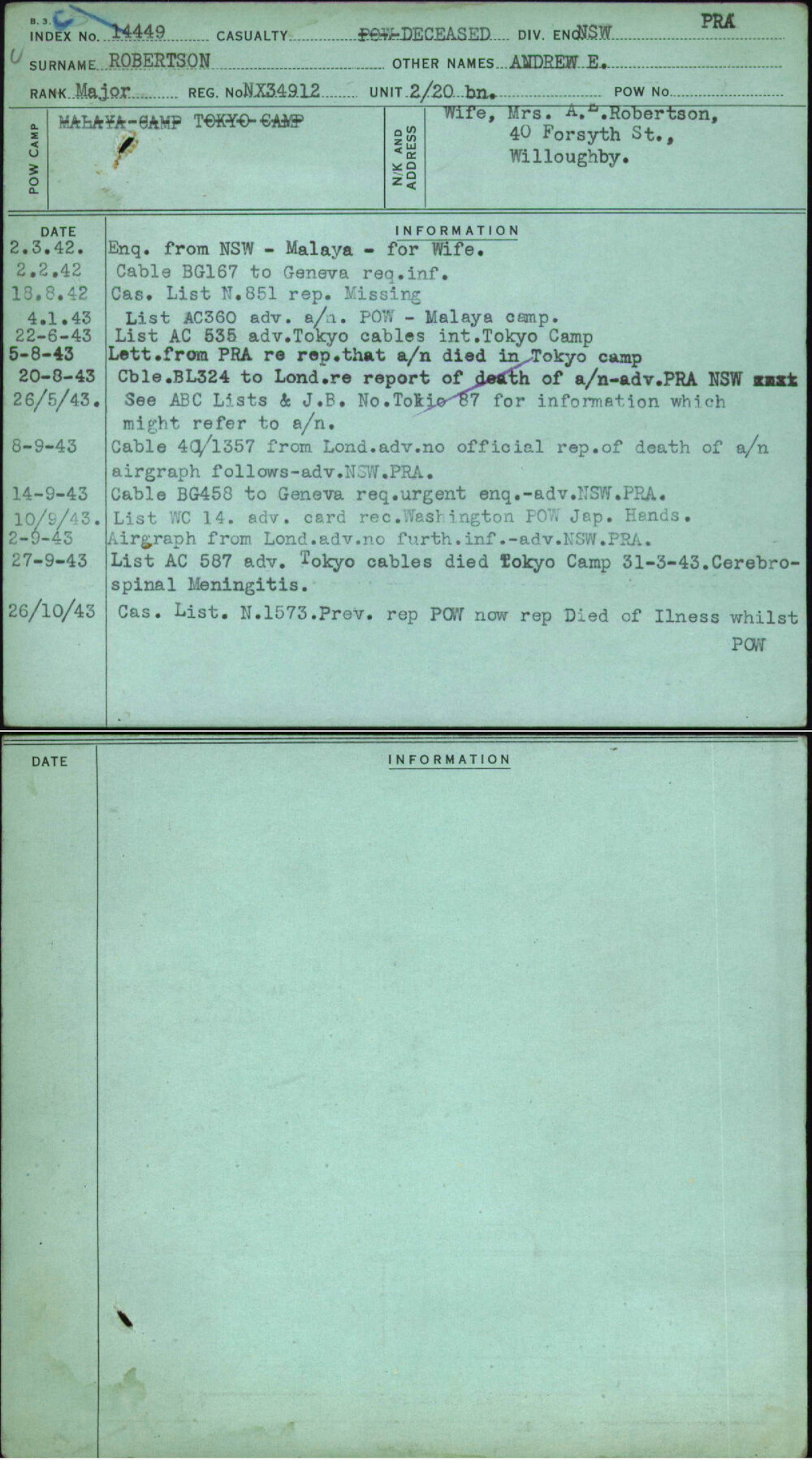 Robertson, Andrew E, NX34912