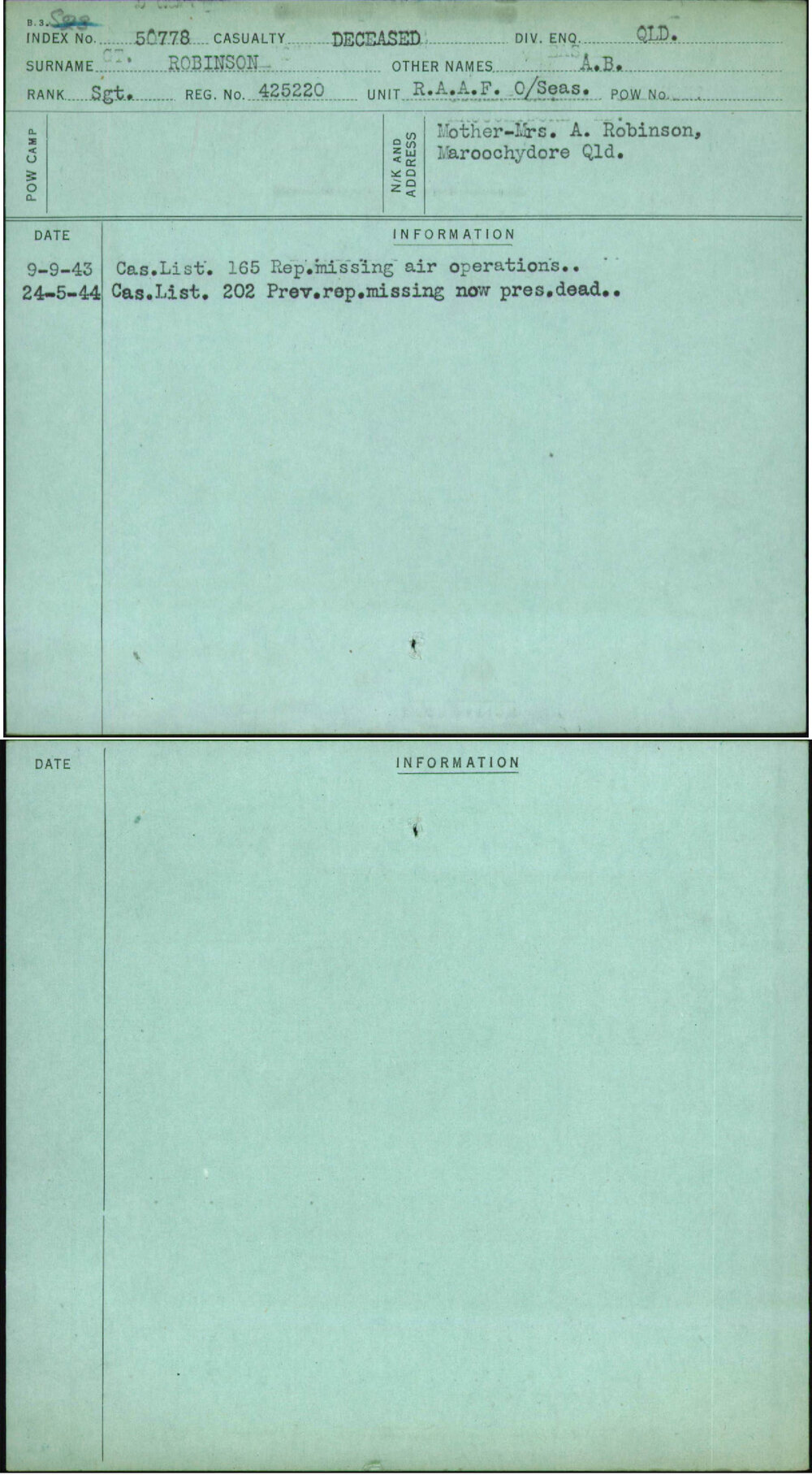 Robinson, A B, 425220