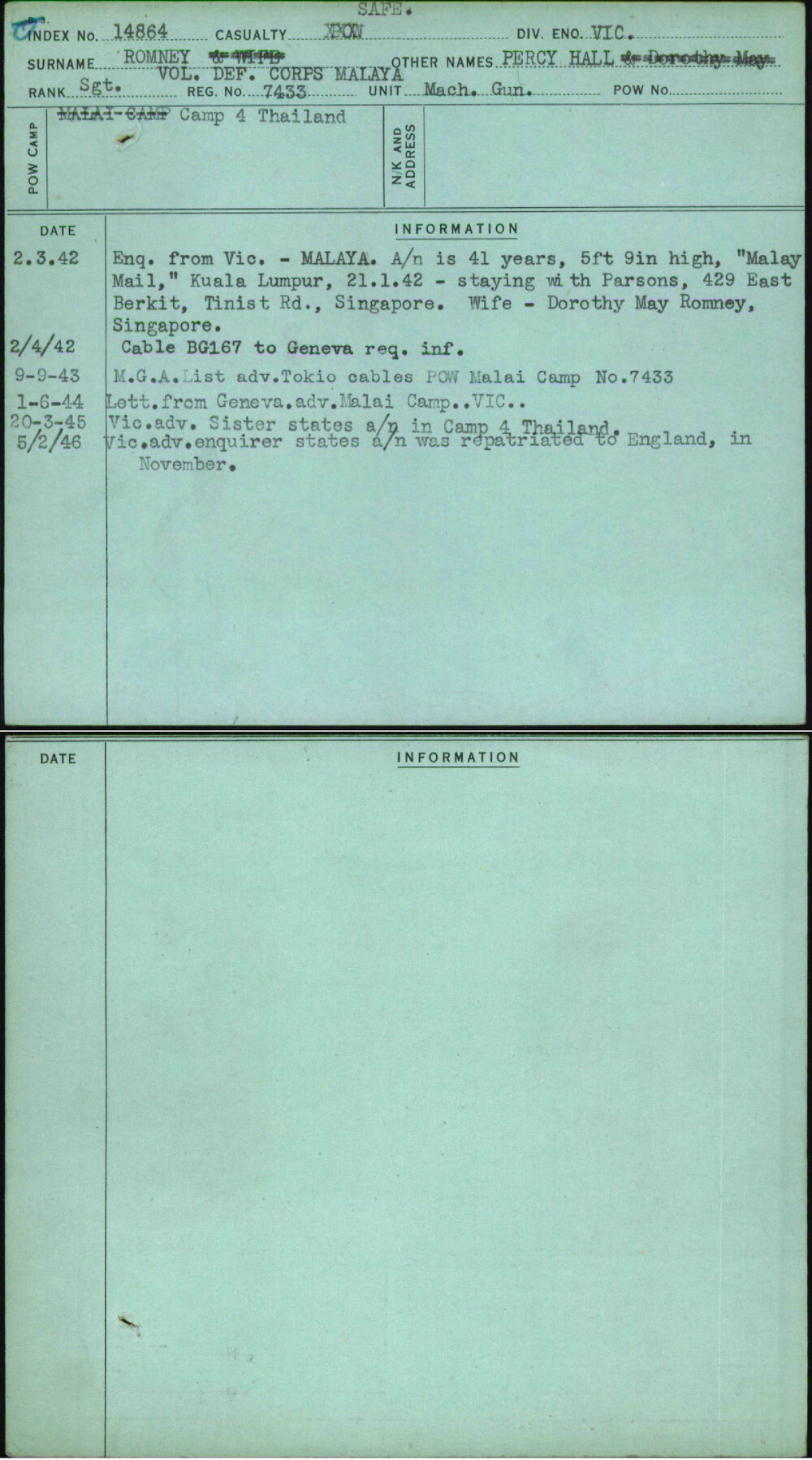 Romney, Percy Hall, 7433