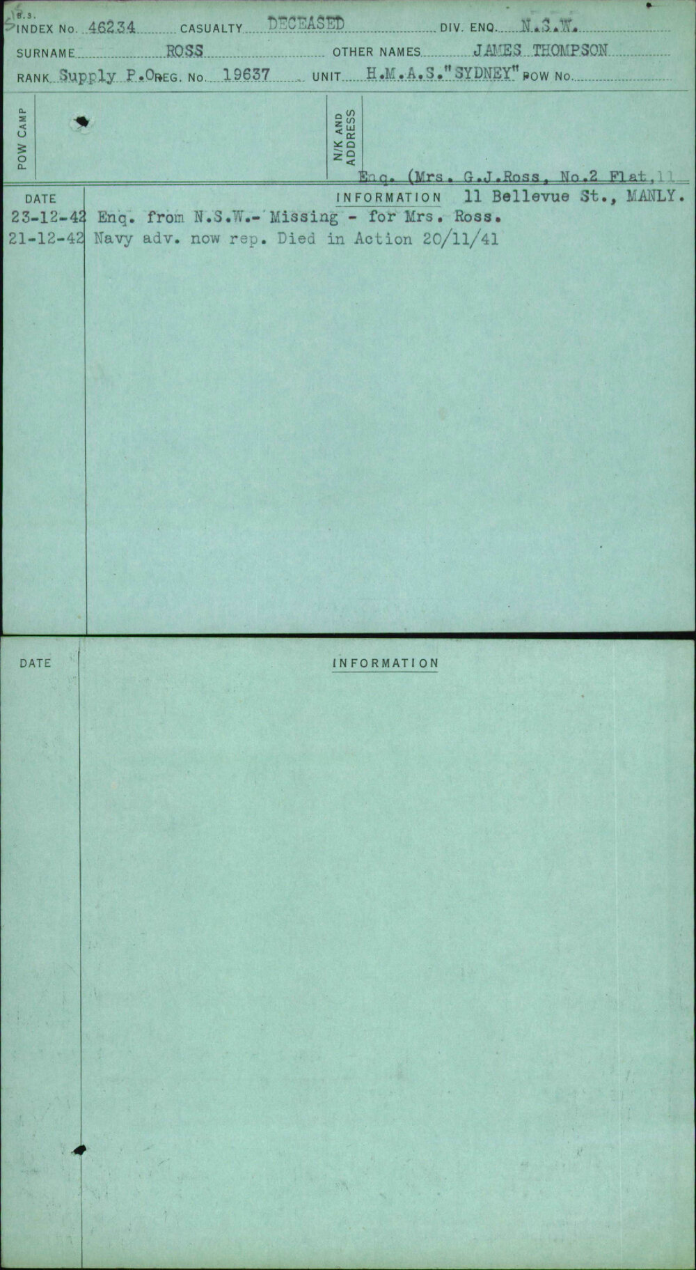 Ross, James Thompson, 19637