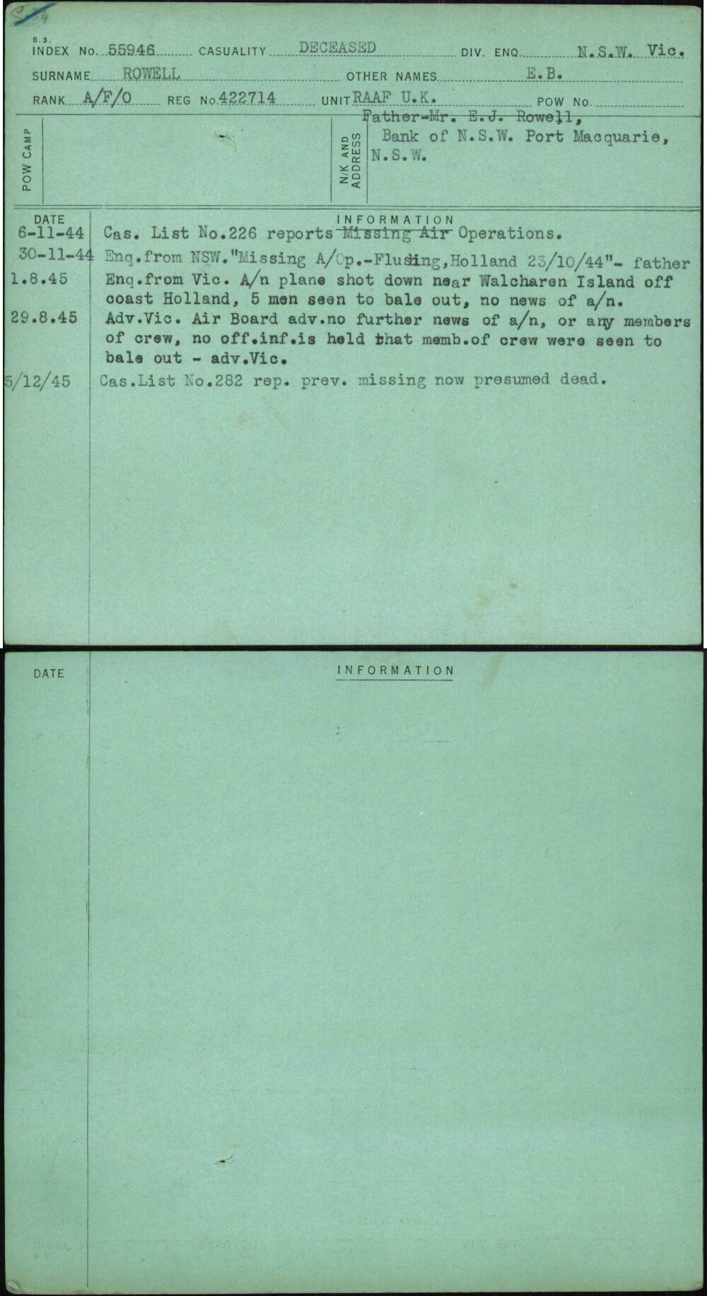 Rowell, E B, 422714