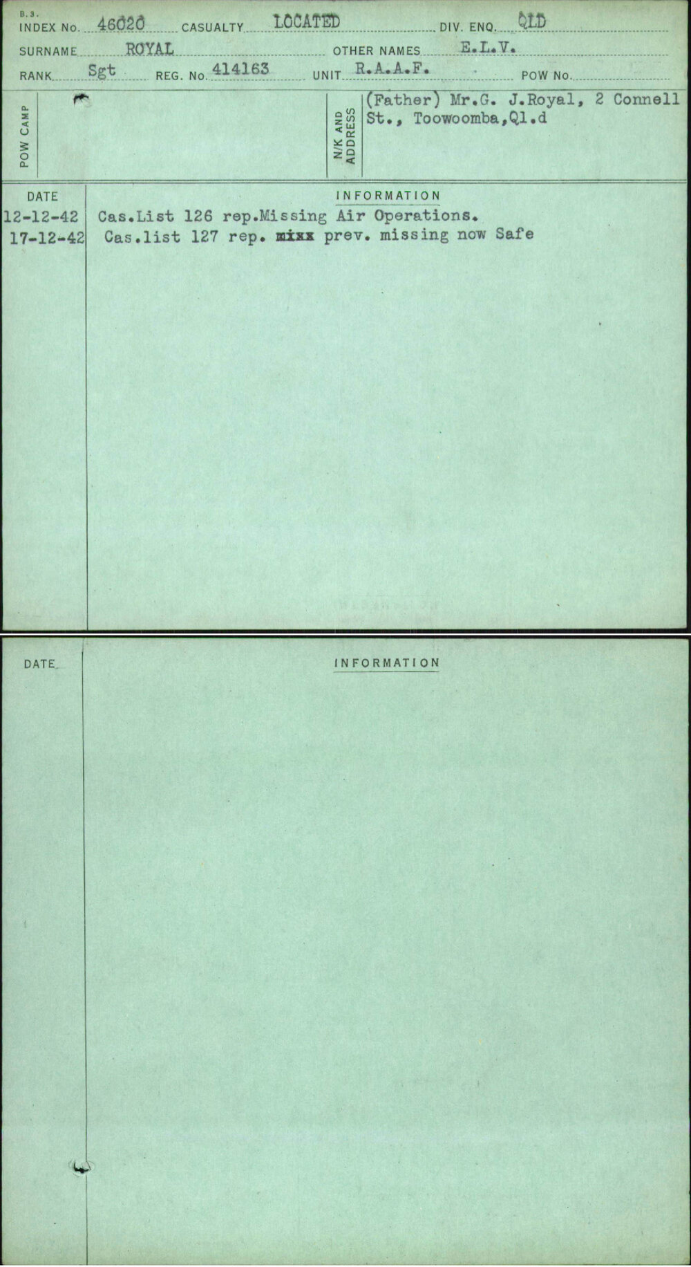 Royal, E L V, 414163