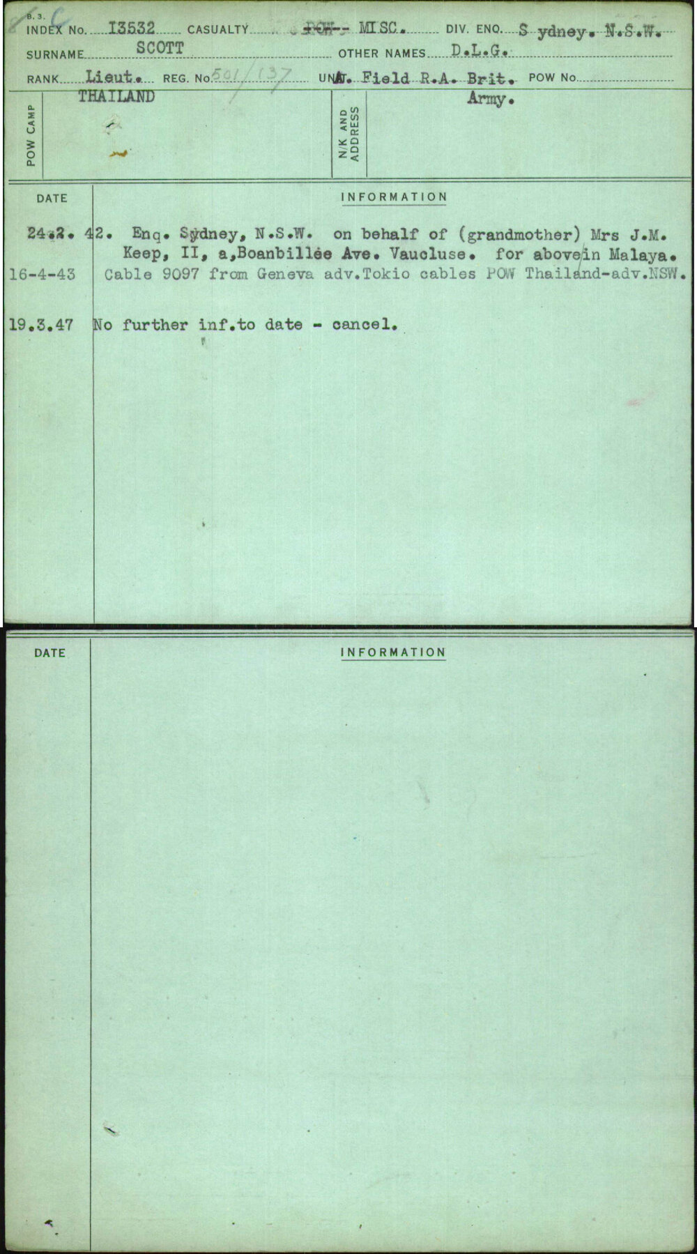 Scott, D L G, 501-137