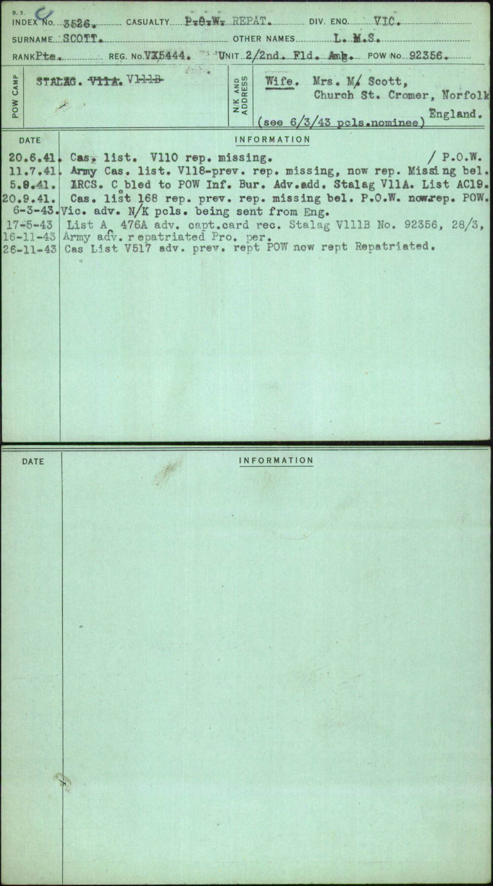 Scott, L M S, VX5444