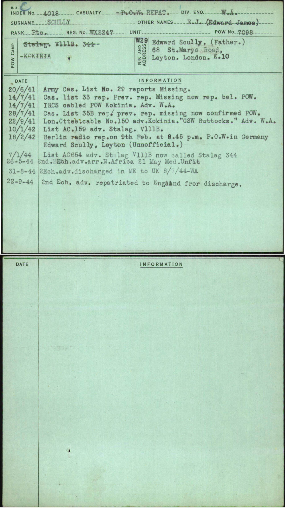Scully, E J (Edward James), WX2247