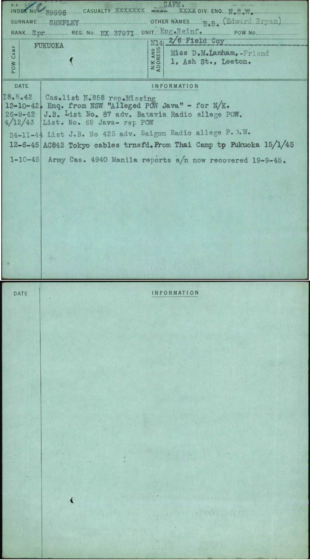Shepley, E B (Edward Bryan), NX37971