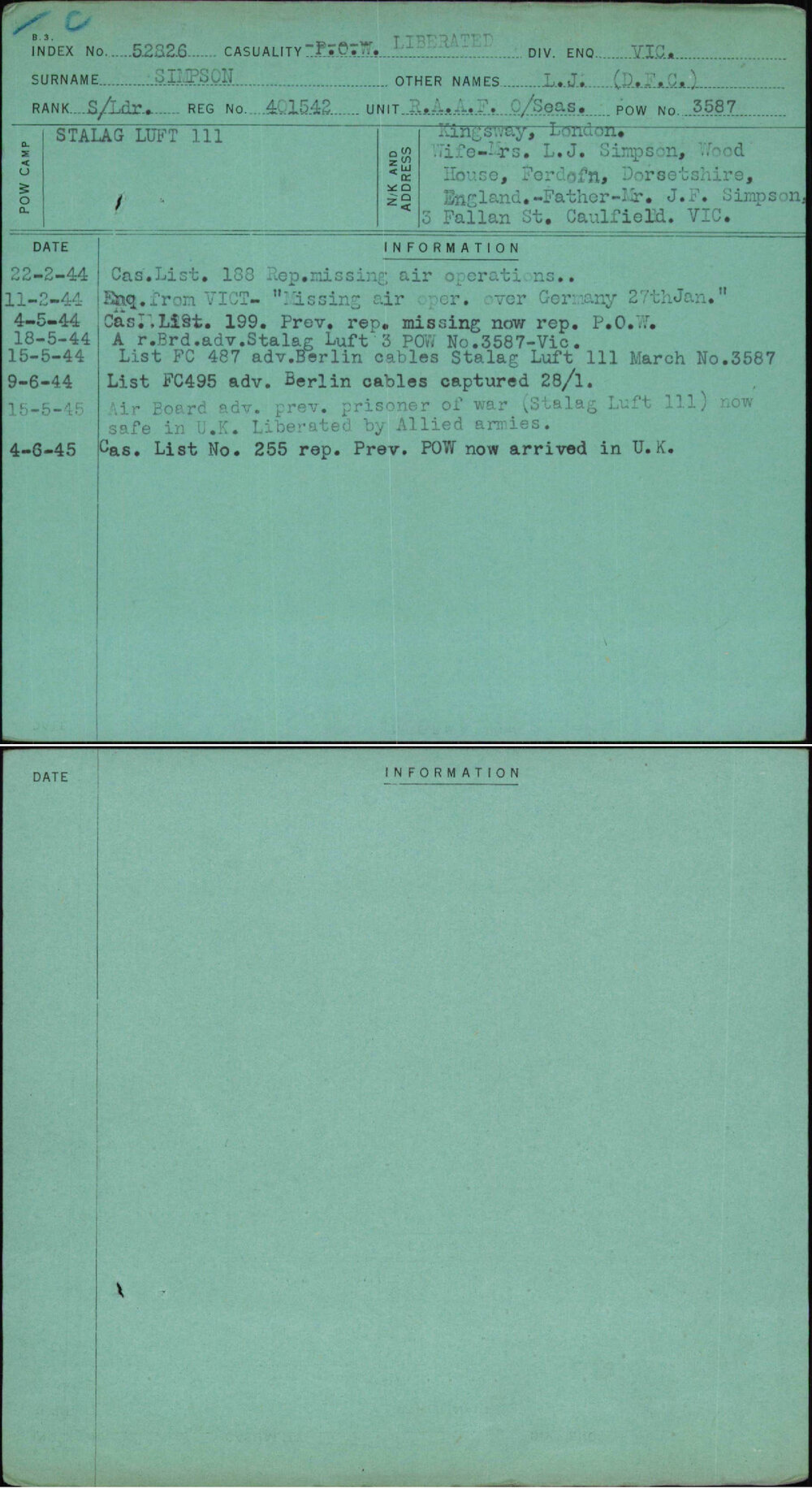 Simpson, L J (Dfc), 401542