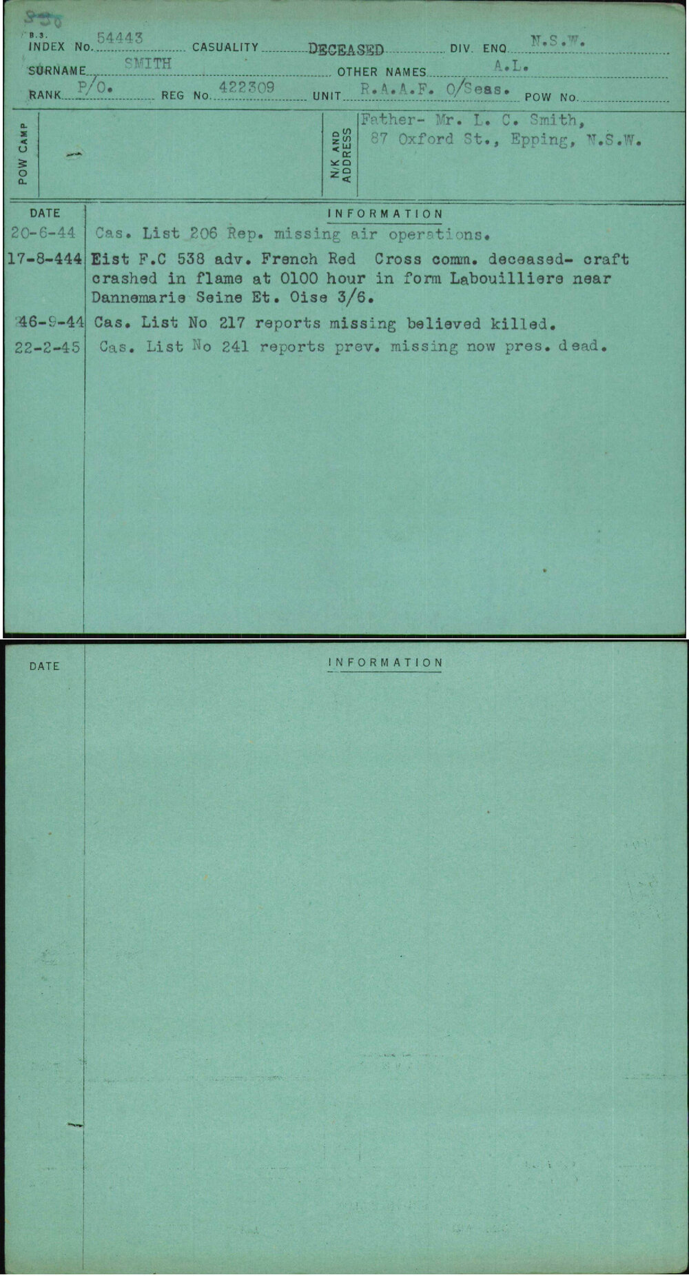 Smith, A L, 422309