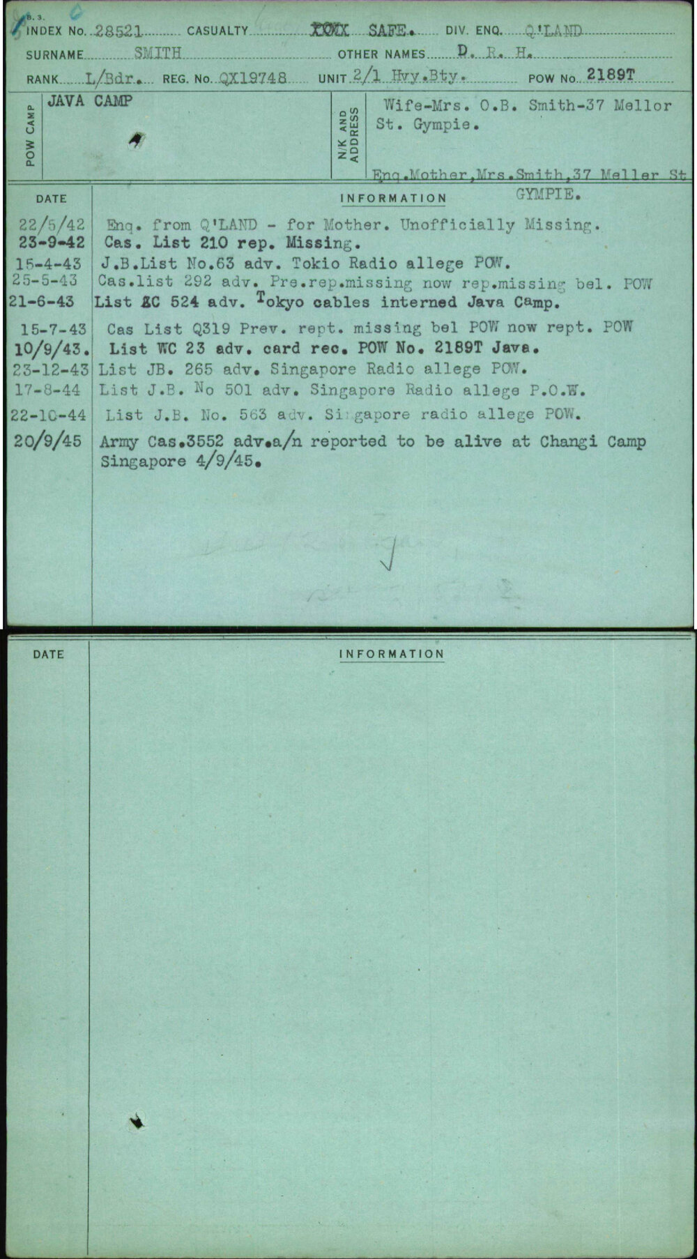 Smith, D R H, QX19748