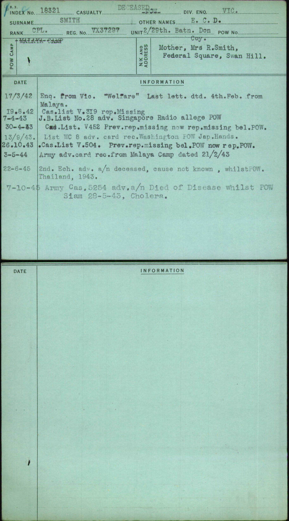 Smith, E C D, VX37297