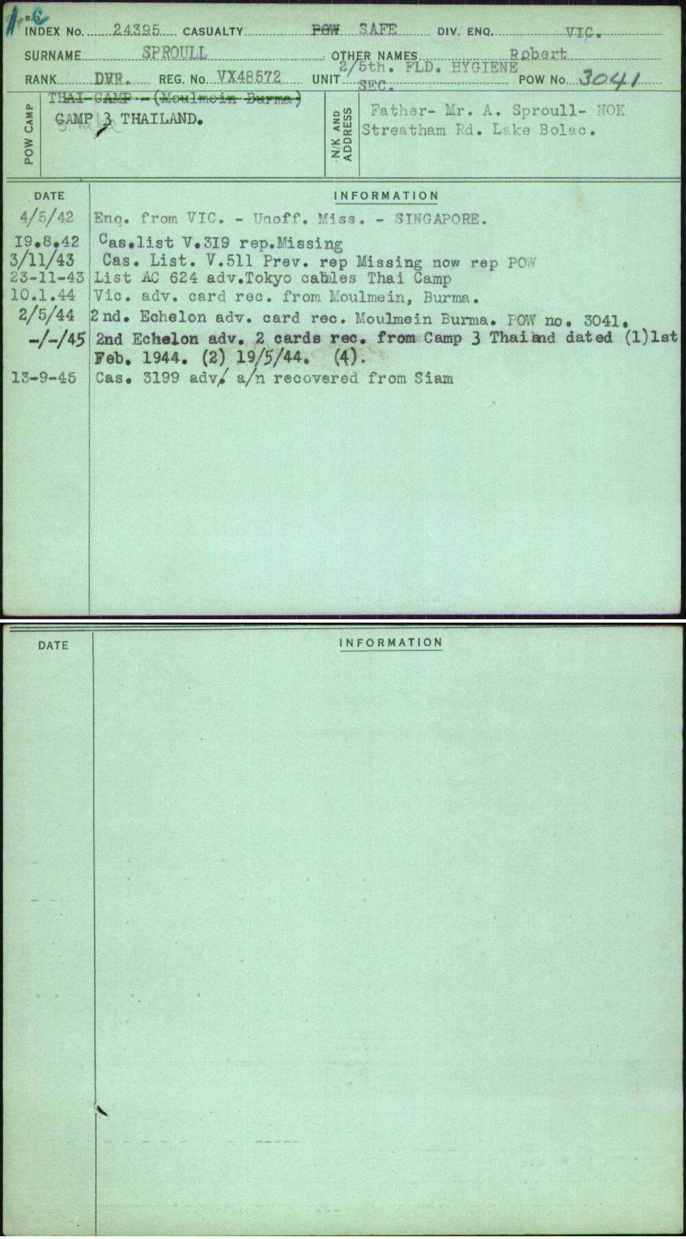 Sproull, Robert, VX48572