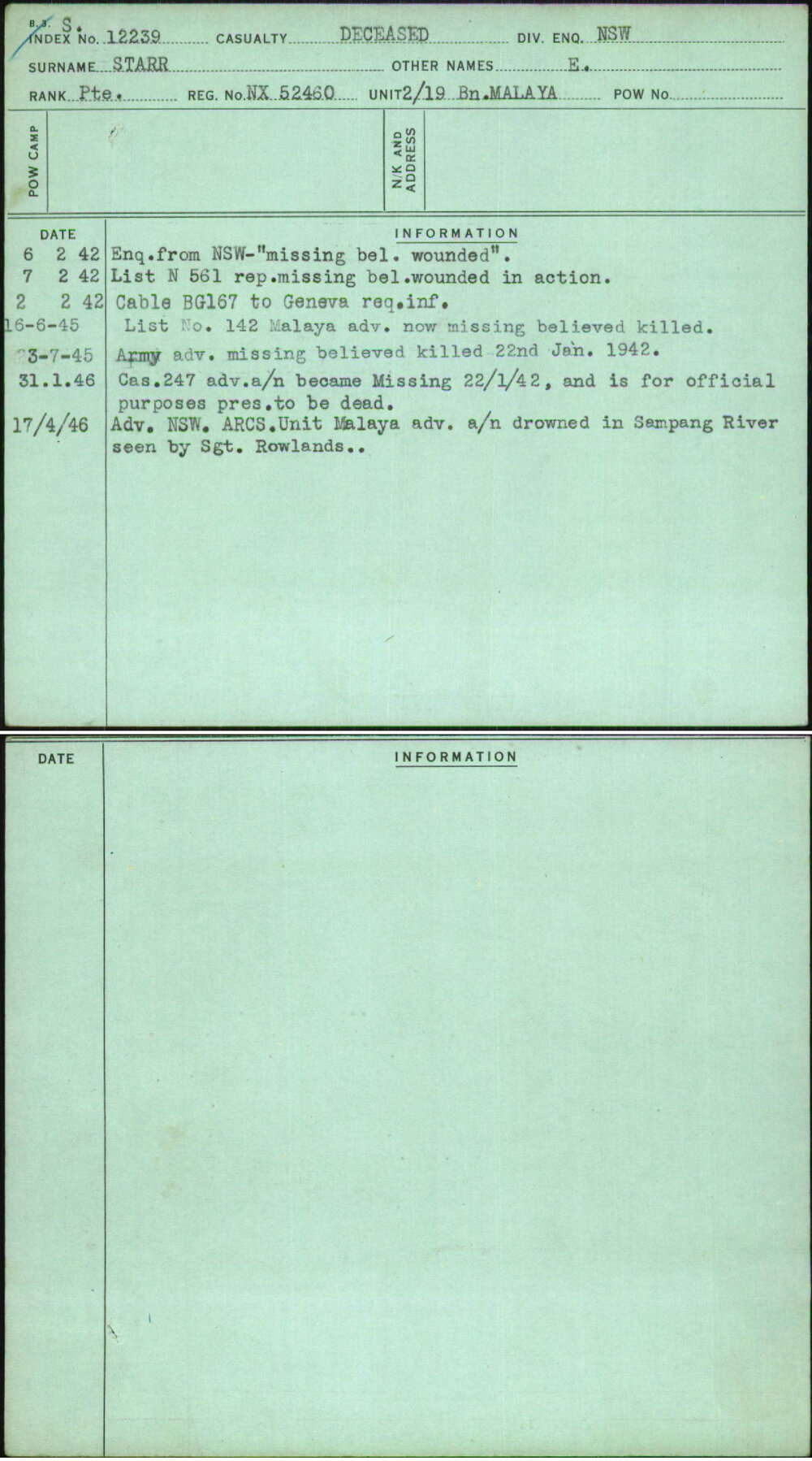 Starr, E, NX52460