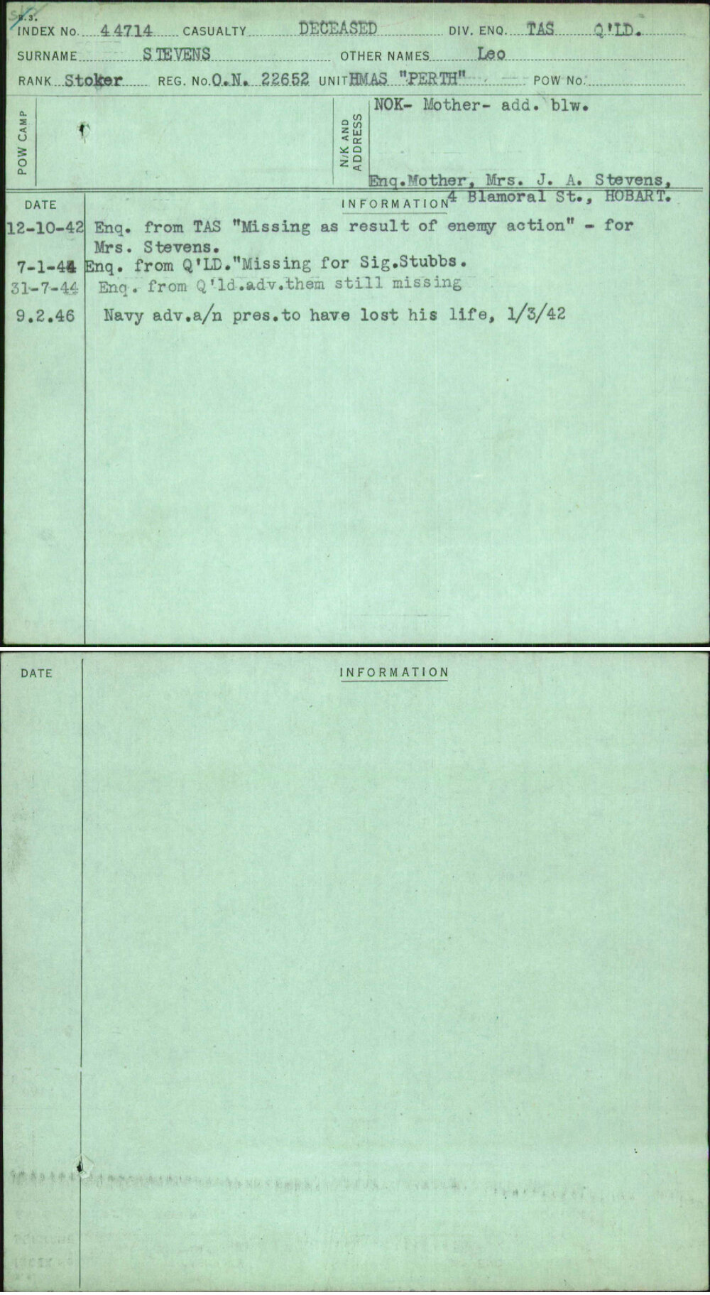 Stevens, Leo, On22652