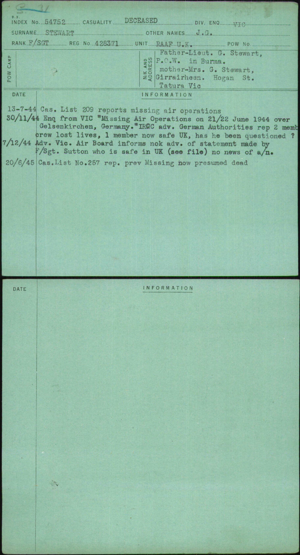 Stewart, J G, 428371