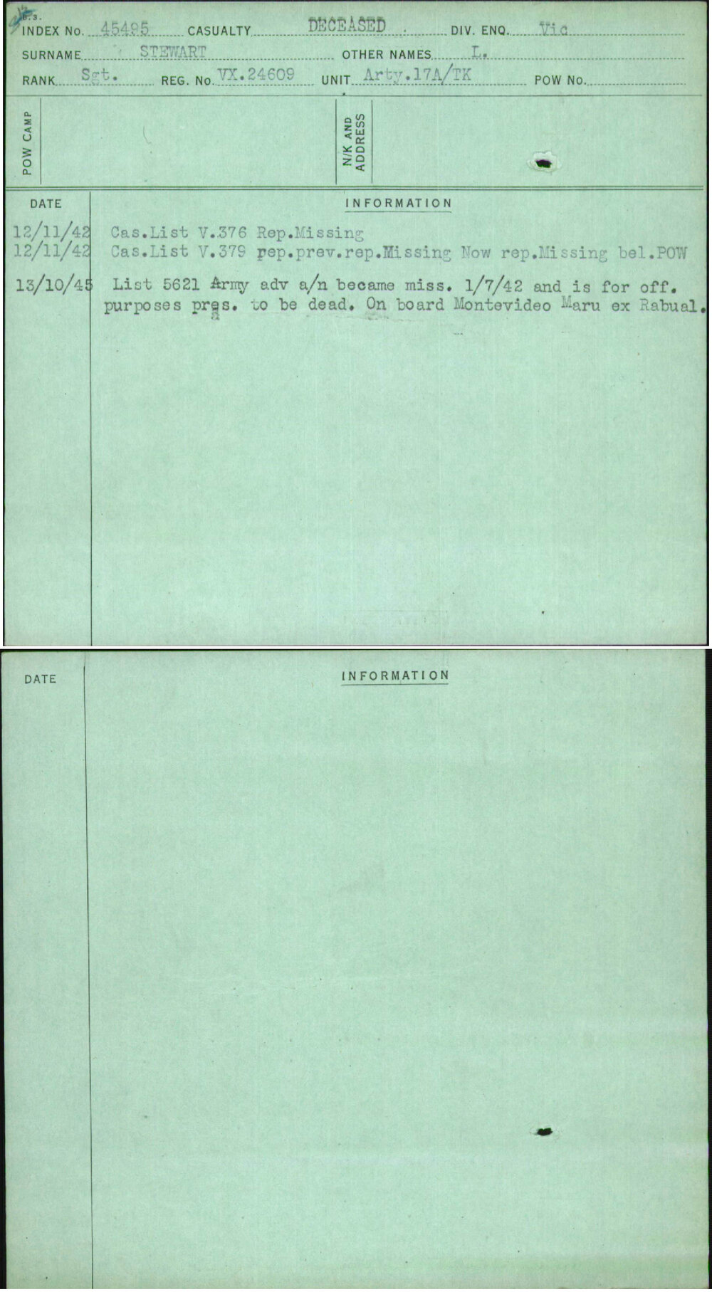 Stewart, L, VX24609