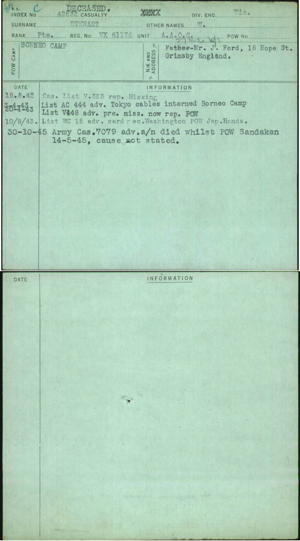 Stewart, W, VX61176