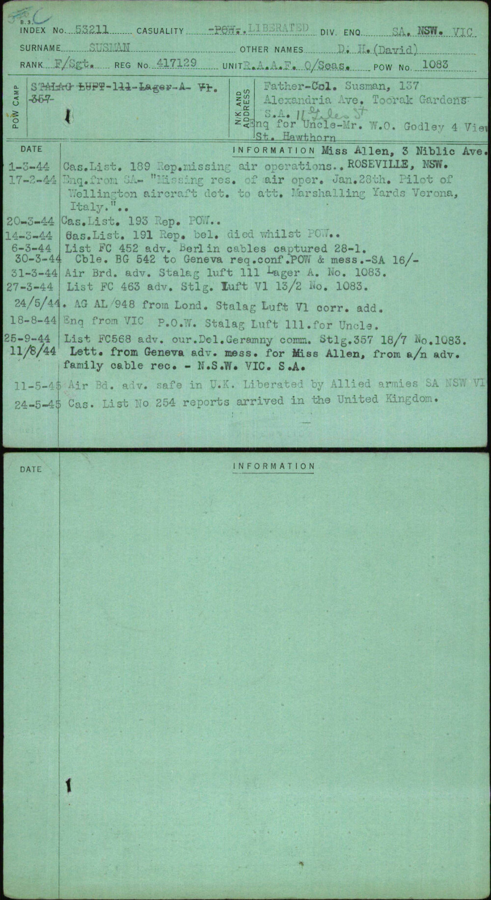 Susman, D H (David), 417129