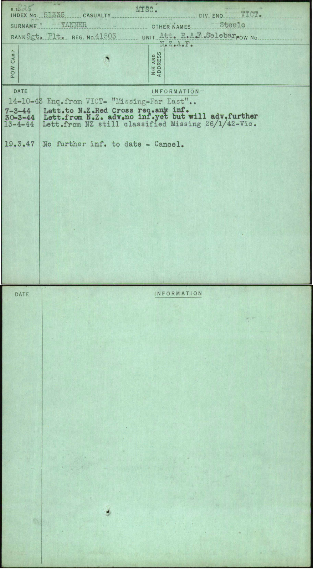 Tanner, Steele, 41503