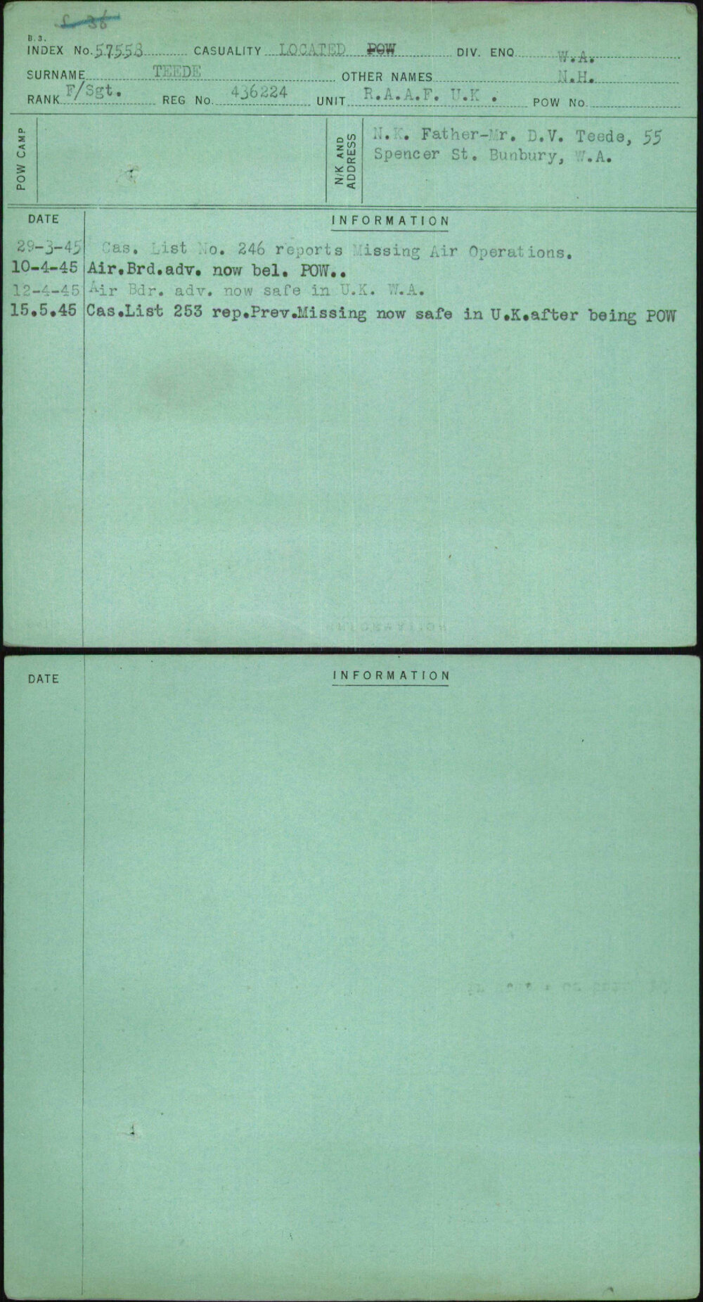 Teede, N H, 436224